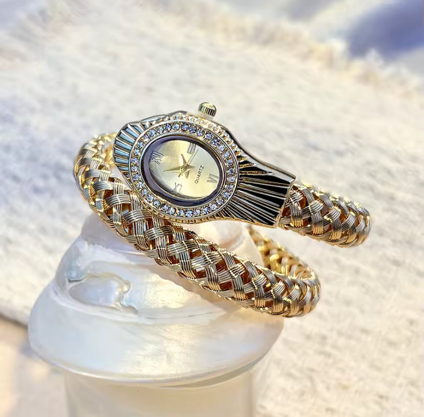 Woven Wrap-Around Snake Watch