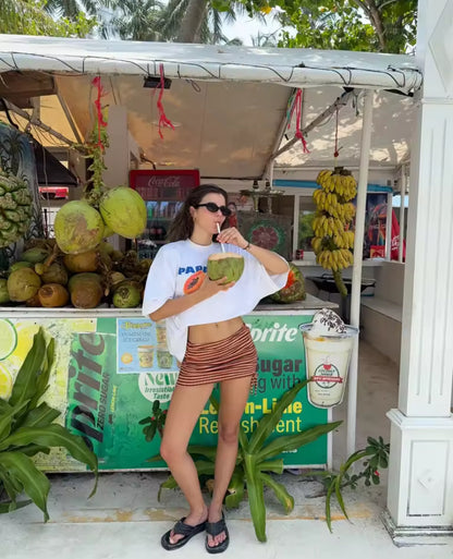 Papayas Print Graphic Tee