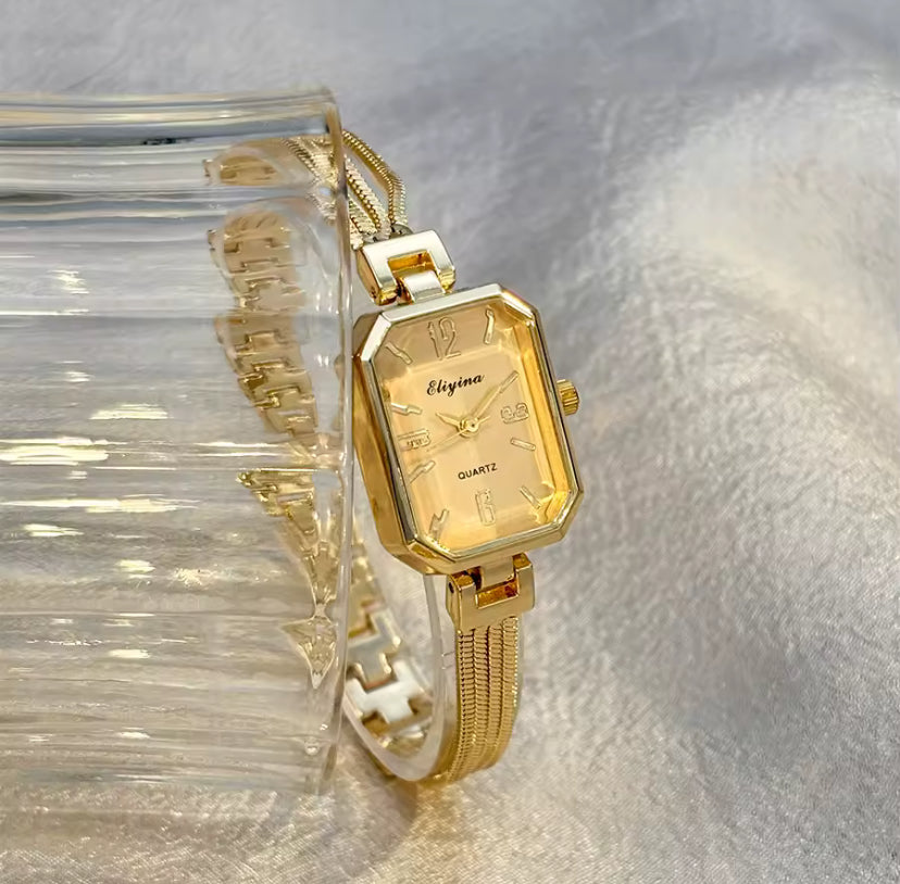 Square Chain Strap Watch