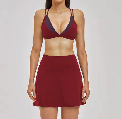 Double-Look Bralet Gym Set