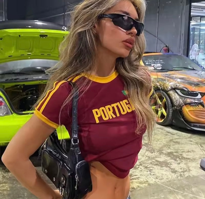 World Cup Countries Crop Tops