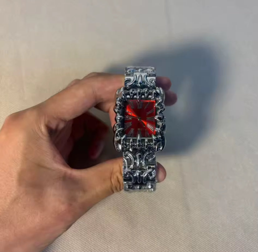 Square Gothic Claw Watch