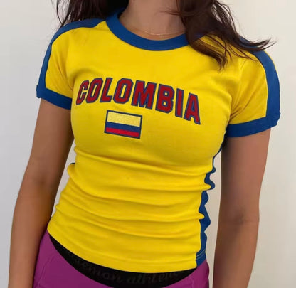 World Cup Countries Crop Tops