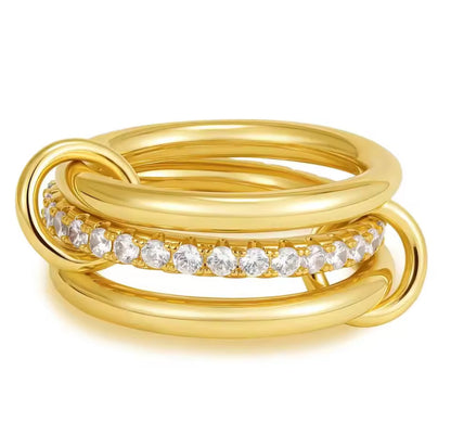 Diamanté Stack Rings