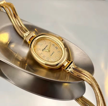 Oval Chain Strap Watch