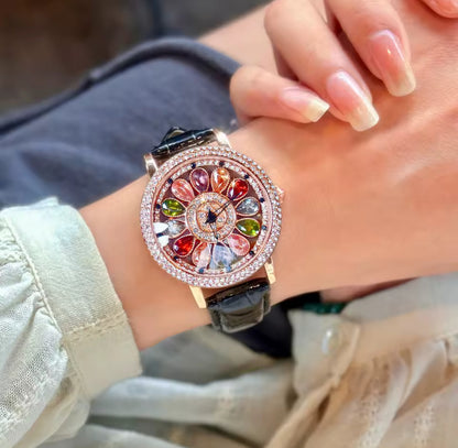 Spinning Diamanté Watch