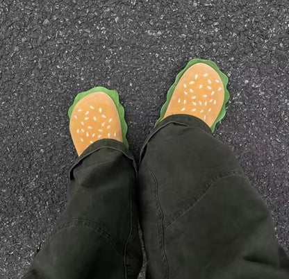 Burger Suede Cork Clogs