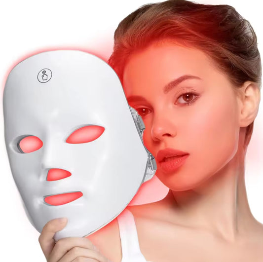 LED 7 Colours Red Light Therapy Mask Skincare