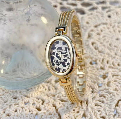 Oval Chain Strap Watch
