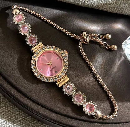 Tennis Bracelet Crystal Watch