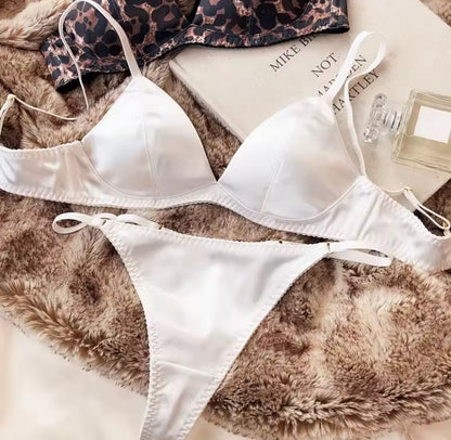 Satin Padded Underwear Set