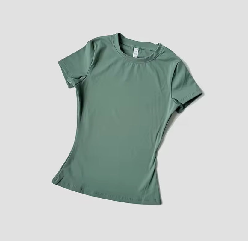 Slinky Fitted Short Sleeve T-Shirt