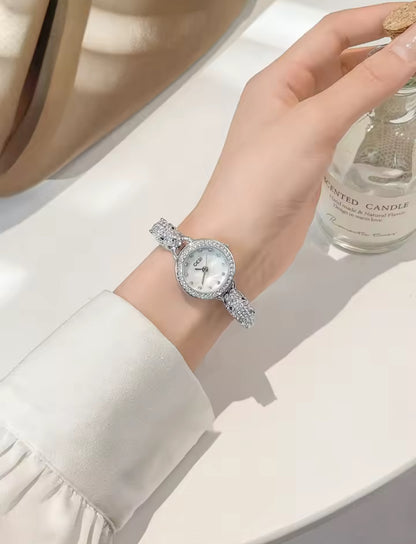 Double Leopard Diamanté Bangle Watch