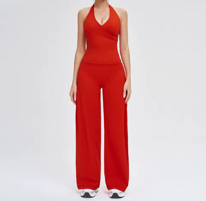 Halter Loose Fit Yoga Gym Set
