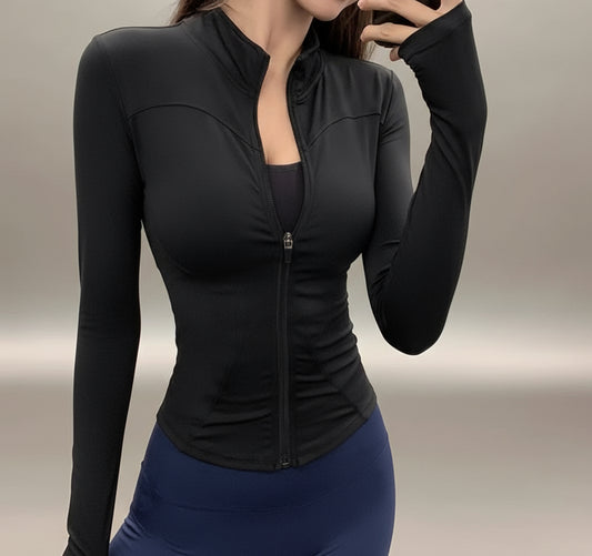 Long Sleeve Fitted Sports Jacket