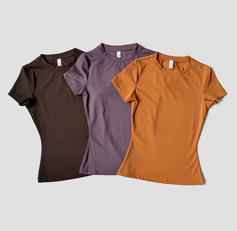 Slinky Fitted Short Sleeve T-Shirt