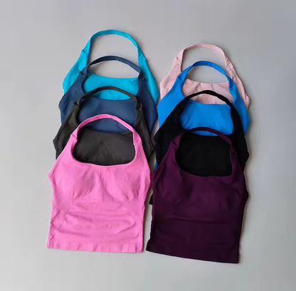 Halterneck Slinky Fitted Top