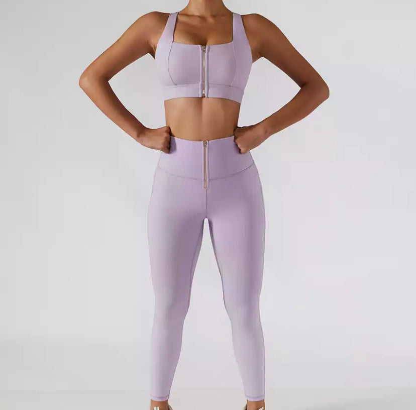 Zip Up Gym Set